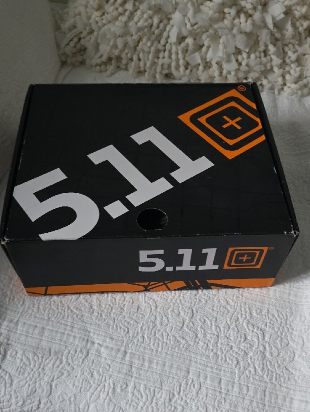 5.11 Tactical Men's Black Zipper Lace-Up Tactical Boots - Picture 2 of 3